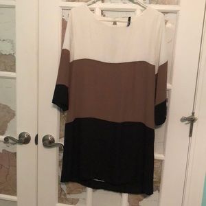 Lulus Color Block Shift Dress
